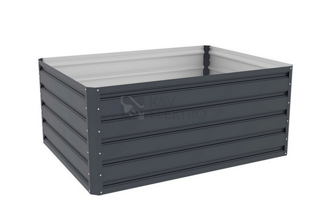 Obrázek produktu Vyvýšený záhon G21 Daisy 120x90x52cm plechový antracitový 63900223 1