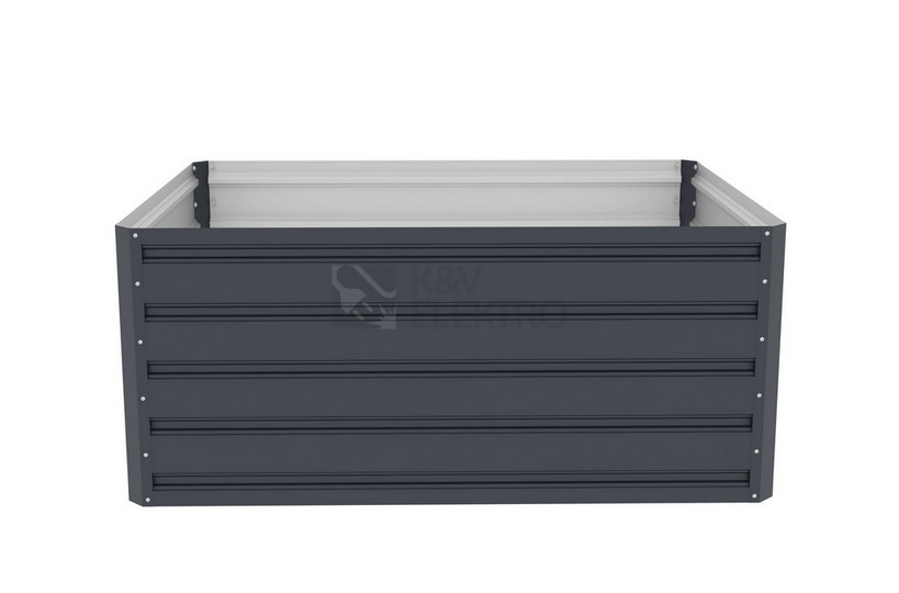 Obrázek produktu Vyvýšený záhon G21 Daisy 120x90x52cm plechový antracitový 63900223 2