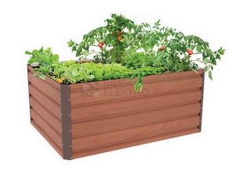 Obrázek produktu Vyvýšený záhon G21 Daisy 120x90x52cm plechový hnědý 63900233 0