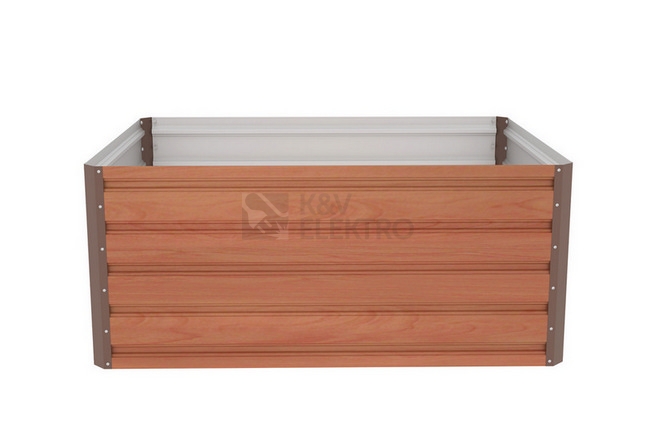 Obrázek produktu Vyvýšený záhon G21 Daisy 120x90x52cm plechový hnědý 63900233 2