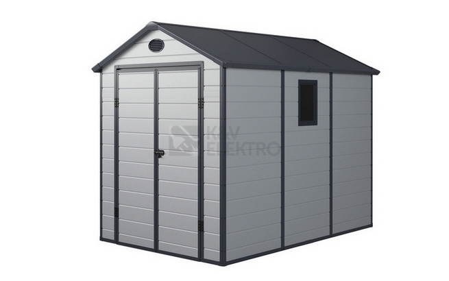 Obrázek produktu Zahradní domek G21 PAH 523 - 188x278cm plastový světle šedý 6390024 0