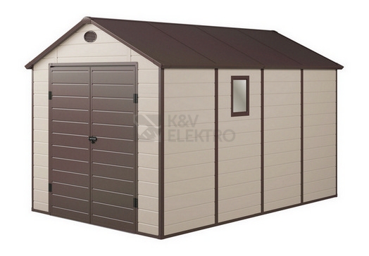 Obrázek produktu Zahradní domek G21 PAH 882 - 241x366cm plastový béžový 6390034 0