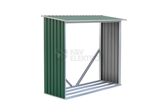 Obrázek produktu Přístřešek na dřevo G21 WOH 136 - 182x75cm zelený 63900491 0