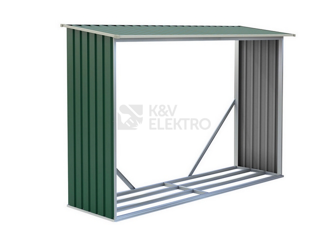 Obrázek produktu Přístřešek na dřevo G21 WOH 181 - 242x75cm zelený 63900492 0