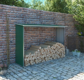 Obrázek produktu Přístřešek na dřevo G21 WOH 181 - 242x75cm zelený 63900492 2