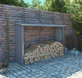 Obrázek produktu Přístřešek na dřevo G21 WOH 181 - 242x75cm šedý 63900494 2