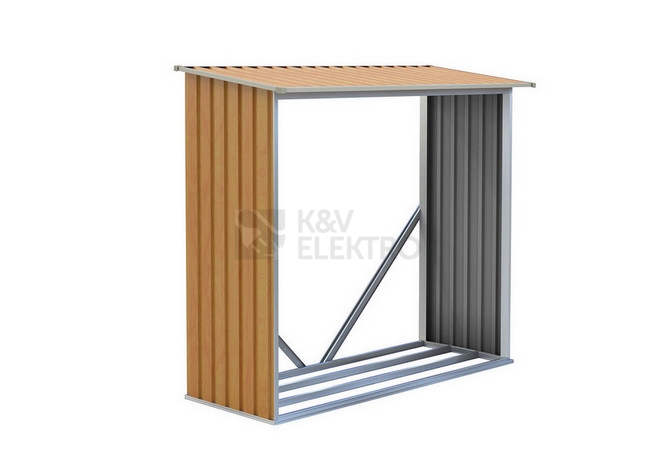Obrázek produktu Přístřešek na dřevo G21 WOH 136 - 182x75cm hnědý 63900495 0
