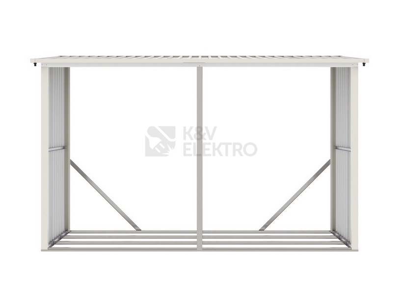 Obrázek produktu Přístřešek na dřevo G21 WOH 682 - 302x119cm zelený 63900503 1
