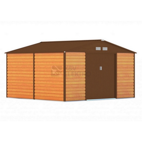 Zahradní domek G21 GAH 1085 - 340x319cm hnědý 63900575