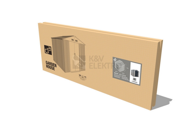 Obrázek produktu Zahradní domek G21 GAH 407 - 213x191cm béžovo šedý 6390063 3