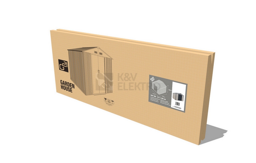 Obrázek produktu Zahradní domek G21 GAH 706 - 277x255cm béžovo šedý 6390065 3