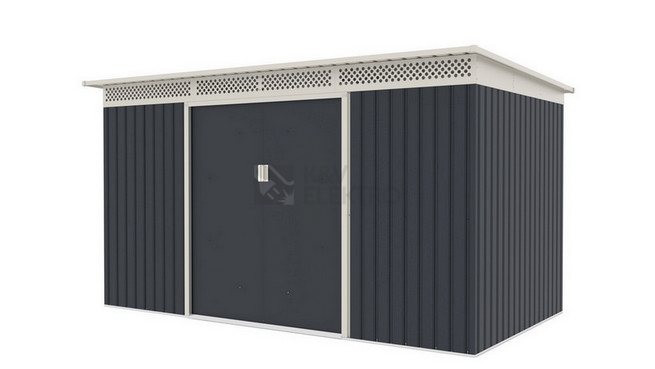 Obrázek produktu Zahradní domek G21 GRAH 700 - 340x206cm antracitový 6390093 2