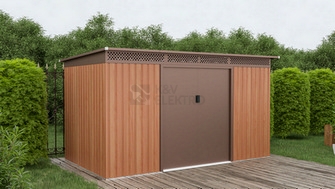 Obrázek produktu Zahradní domek G21 GRAH 700 - 340x206cm hnědý 6390094 3