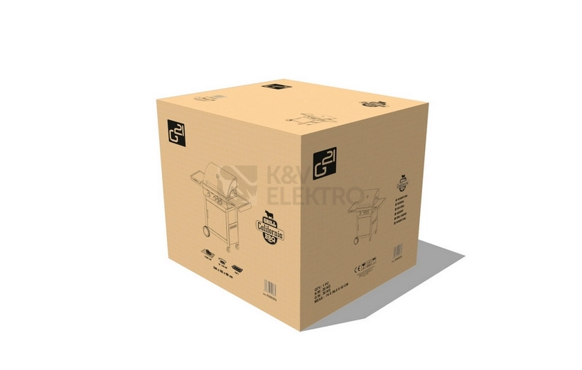 Obrázek produktu Plynový gril G21 California BBQ Premium line 4 hořáky 6390305 6