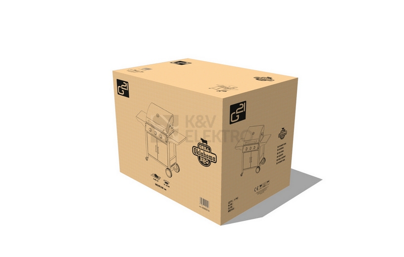 Obrázek produktu Plynový gril G21 Oklahoma BBQ Premium Line 3 hořáky 6390310 9