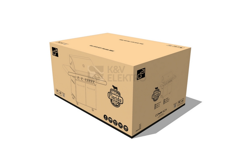Obrázek produktu Plynový gril G21 Florida BBQ Premium line 7 hořáků 6390350 4