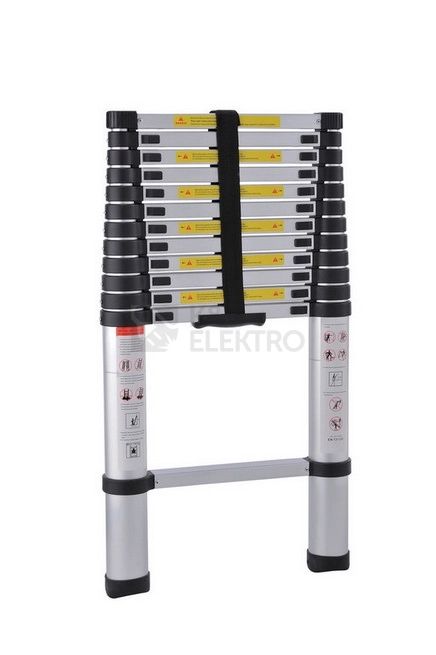 Obrázek produktu Teleskopický žebřík G21 GA-TZ13-3,8M hliníkový 6390432 0