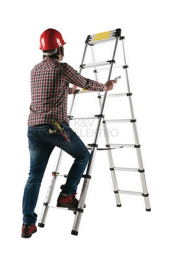Obrázek produktu Teleskopický žebřík G21 GA-TZ16-5M štafle/žebřík 6390453 6