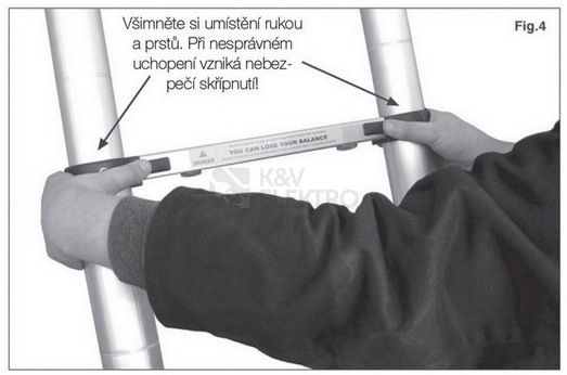 Obrázek produktu Teleskopický žebřík G21 GA-TZ16-5M štafle/žebřík 6390453 7