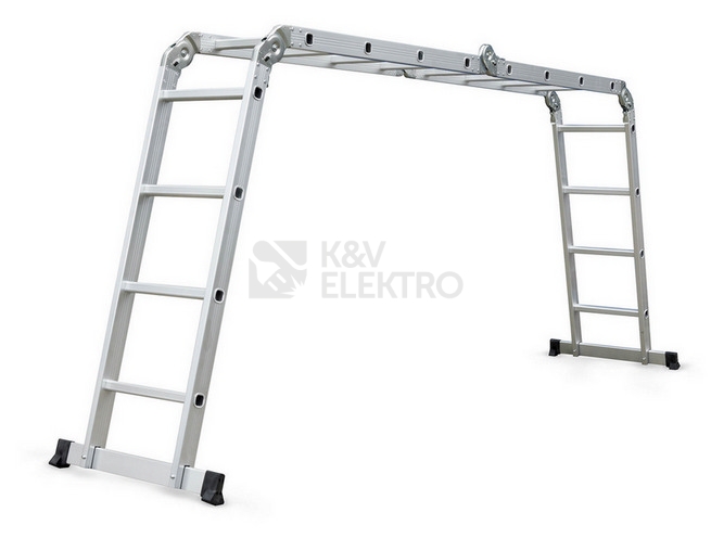 Obrázek produktu Hliníkové štafle G21 GA-SZ-4x4-4,6M multifunkční 6390462 2