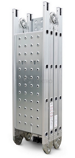 Obrázek produktu Hliníkové štafle G21 GA-SZ-4x4-4,6M multifunkční + podlážka 6390463 4