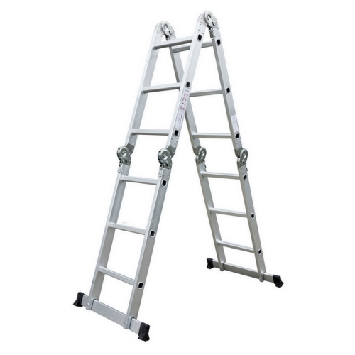 Hliníkové štafle G21 GA-SZ-4×3-3,7M multifunkční + podlážka 6390467