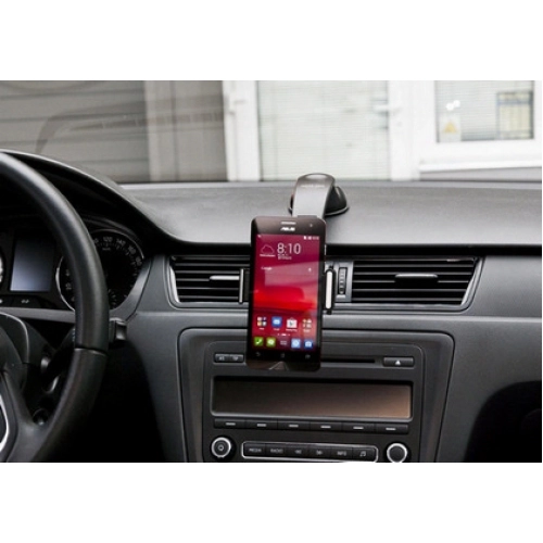 Držák G21 Smart phones holder univerzální pro mobilní telefony do 6" černý 740090 (obrázek 3)