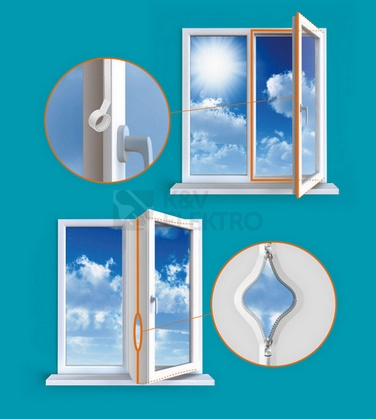 Obrázek produktu Těsnění G21 Air-Block do oken univerzální vhodné k mobilním klimatizacím 775374 2