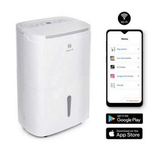 Odvlhčovač G21 Impact 30 kapacita 30l/24h WiFi 777031 (obrázek 10)