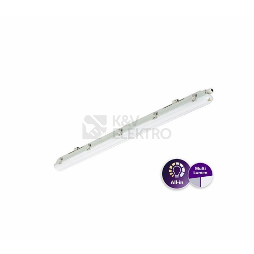 LED zářivka Philips Ledinaire WT065C LED48S/840 PSU L1200 4000K IP65 2900/4800lm 23/42W