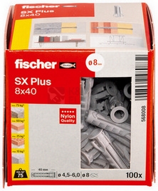 Obrázek produktu Hmoždinky FISCHER SX Plus 8x40 568008 (100ks) 5