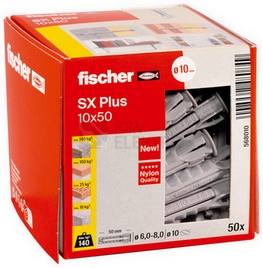 Obrázek produktu Hmoždinky FISCHER SX Plus 10x50 568010 (50ks) 2
