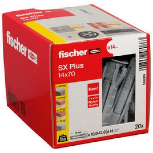 Hmoždinky FISCHER SX Plus 14x70 568014 (obrázek 3)