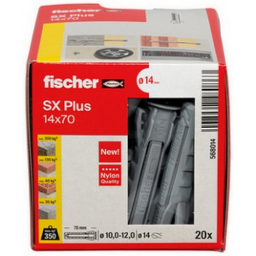 Hmoždinky FISCHER SX Plus 14x70 568014 (obrázek 6)
