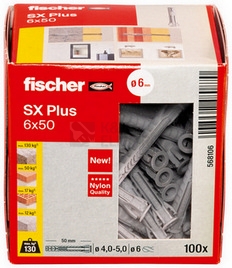 Obrázek produktu Hmoždinky FISCHER SX Plus 6x50 568106 (100ks) 5