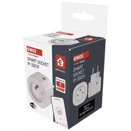 Chytrá zásuvka EMOS GoSmart WiFi zásuvka IP-3001F