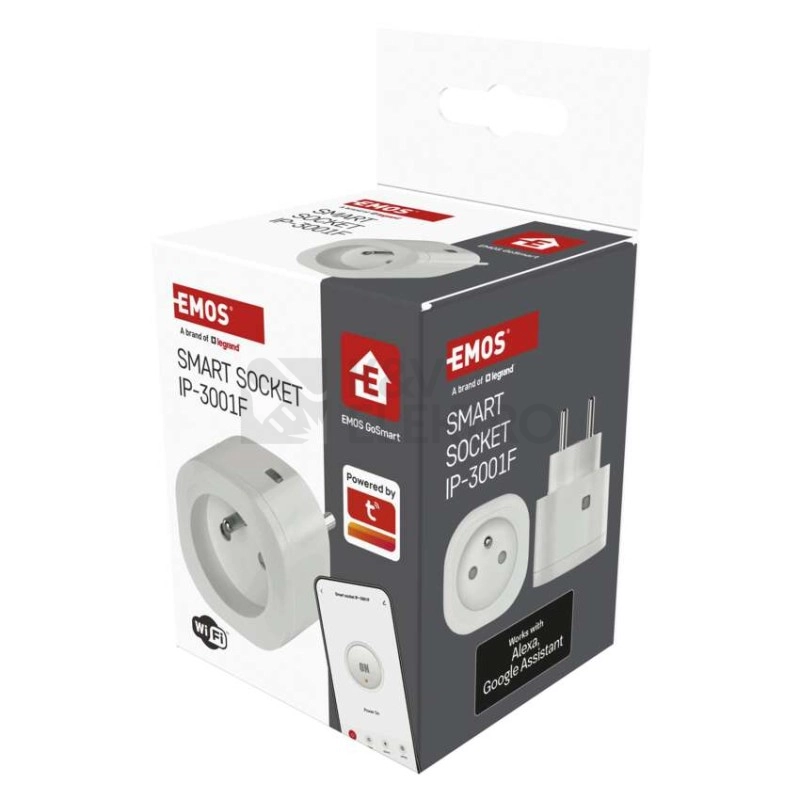Obrázek produktu Chytrá zásuvka EMOS GoSmart WiFi zásuvka IP-3001F 2