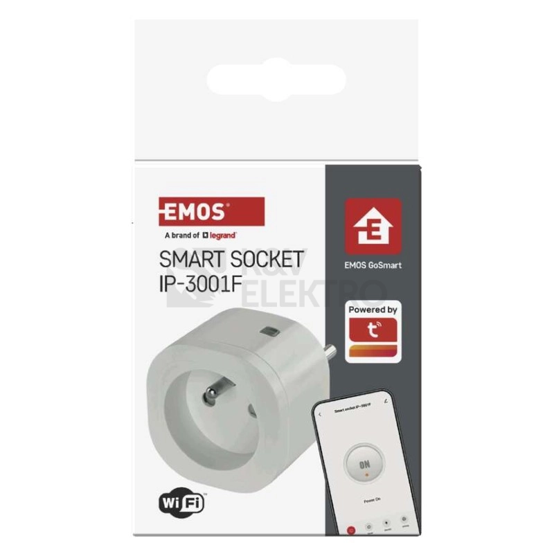 Obrázek produktu Chytrá zásuvka EMOS GoSmart WiFi zásuvka IP-3001F 17