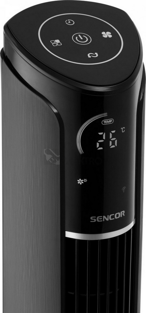 Obrázek produktu Stojací sloupový ventilátor SENCOR SFT 4207BK WiFi černá 4
