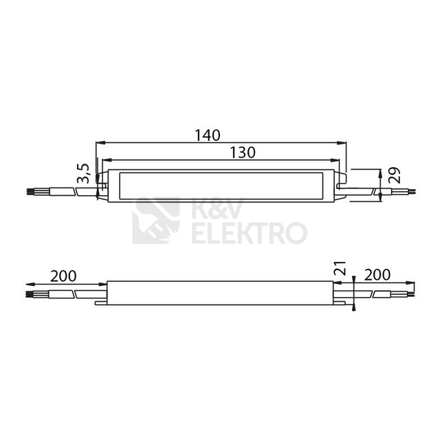 Obrázek produktu LED napájecí zdroj McLED 12VDC 2A 24W ML-732.100.45.0 4