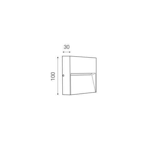 Venkovní nástěnné LED svítidlo LED2 STEP ON QS antracit IP54 3W 3000K 5130534 (obrázek 6)