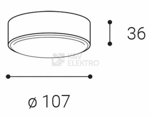 Obrázek produktu Stropní LED svítidlo LED2 ROLO antracit IP65 6W 3000K 5131734 1