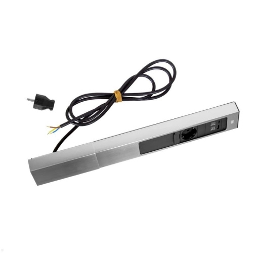 Rohová zásuvková lišta Bachmann 932.007 CASIA 2 3x230V USB nabíječka A/C (obrázek 3)