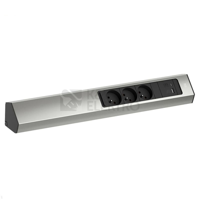 Obrázek produktu  Rohová zásuvková lišta Bachmann 932.007 CASIA 2 3x230V USB nabíječka A/C 0