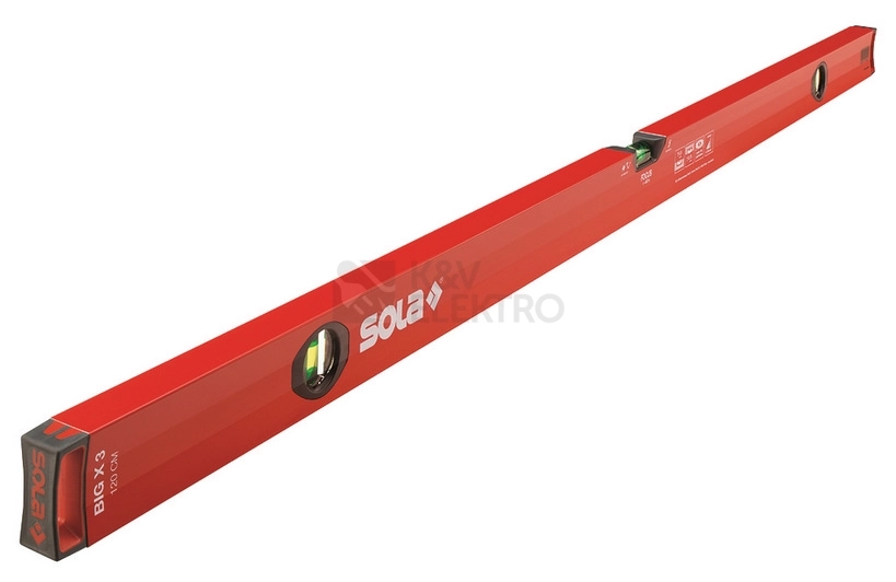Obrázek produktu Vodováha SOLA BigX 3 1500mm 3libely 01373501 0