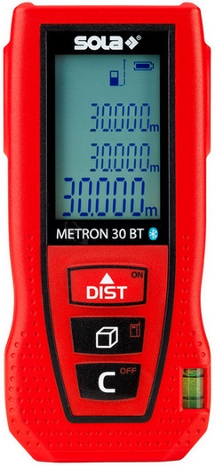 Obrázek produktu Laserový dálkoměr SOLA METRON 30 BT Bluetooth 71025101 0