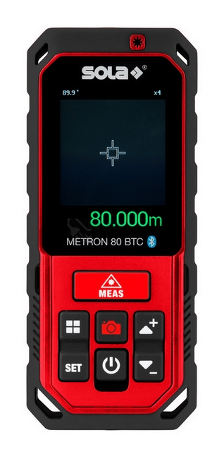 Obrázek produktu Laserový dálkoměr SOLA METRON 80 BTC Bluetooth + kamera 71029101 0