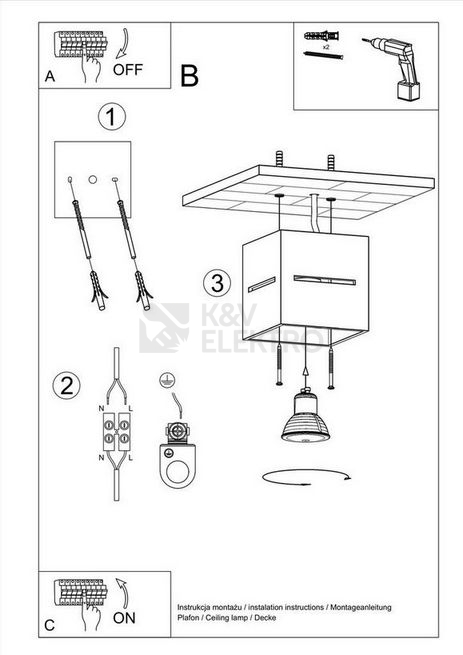 Obrázek produktu Stropní svítidlo SOLLUX Lobo G9 1x40W bez zdroje hliník šedá SL.0208 5