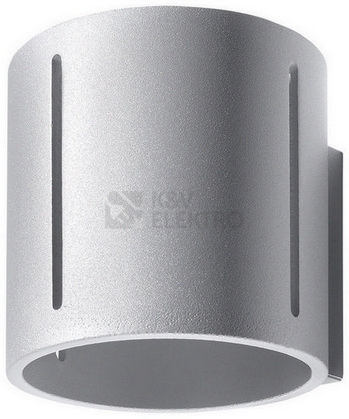 Obrázek produktu Nástěnné svítidlo SOLLUX Inez G9 1x40W bez zdroje hliník šedá SL.0354 0