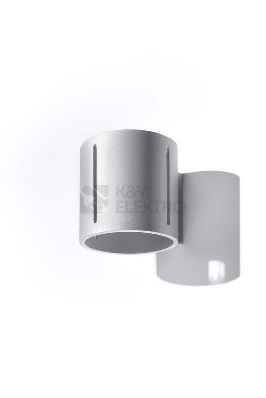 Obrázek produktu Nástěnné svítidlo SOLLUX Inez G9 1x40W bez zdroje hliník šedá SL.0354 1